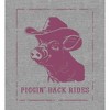 Cowboy Pig "Piggin' Back Rides" Adult Long Sleeve Hoodie - 2 of 2