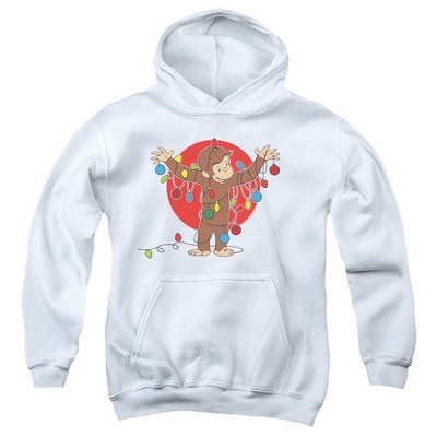 Boys’ Curious George Lights Hooded Sweatshirt