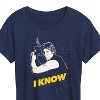 Women's - Star Wars - Valentine Han Solo I Know Short Sleeve Graphic T-Shirt - 2 of 4