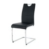 NicBex Modern Dining Chairs with Faux Leather Padded Seat,Armless Chairs with Chrome Metal Legs for Kitchen,Living Room - 4 of 4