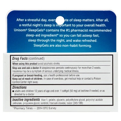 What is unisom made of melatonin