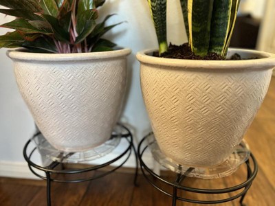 Oval Glazed Ceramic Flower Pots Outdoor (HPDB022)