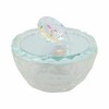 Sagebrook Home Glass Trinket Box Contemporary Round Crystal Jewelry Keepsake Box with Heart - 4 of 4