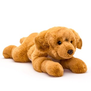 FAO Schwarz 22" Toy Plush Lying Golden Retriever Stuffed Animal - 1 of 4