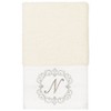 Linum Home Textiles 100% Turkish Cotton MONICA 3PC Embellished Towel Set - 3 of 4