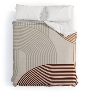 Iveta Abolina Mid Century Line Art 100% Cotton Duvet Set - Deny Designs - 1 of 4