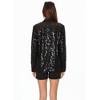 Anna-Kaci Women's Glitter Long Sleeve Open Front Sparkle Party Blazer Jacket - 3 of 4