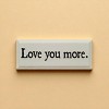 Slickblue Love You More Wooden Sign – Rustic Couple’s Wall Decor for Home, Wedding or Anniversary – 7x18, Color Options - 2 of 3