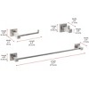 Elegant Lighting Isla 3-Piece Bathroom Hardware Set - 2 of 4