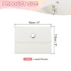 Unique Bargains Earrings Bracelets Velvet Pouches Snap Button Portable Jewelry Storage Bag 8 Pcs - 2 of 4