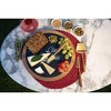 Toscana Disney Mickey Mouse Insignia Acacia and Slate Serving Board with Cheese Tools - 2 of 4