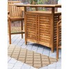 Unique Loom    Outdoor Trellis Raised Trellis Area Rug - 3 of 4
