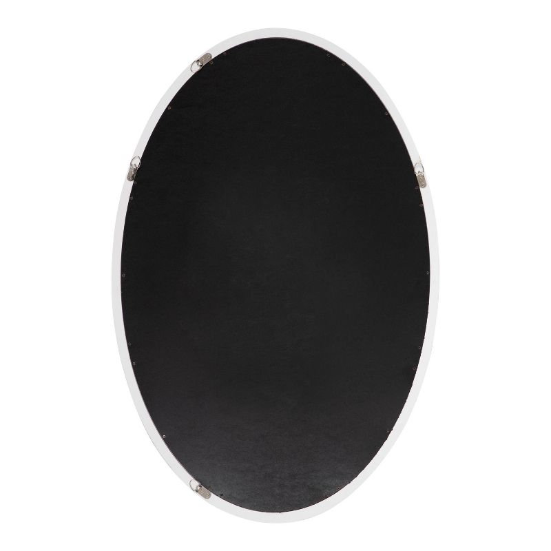 24&#34; x 36&#34; Hogan Oval Decorative Framed Wall Mirror White - Kate &#38; Laurel All Things Decor, 5 of 9