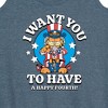 Women's - Garfield - Want You To Have A Happy Fourth Graphic Racerback Tank - 2 of 4