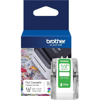 Brother - Genuine CZ-1002 Continuous - Zero Ink technology - Paper - White - 1/2 in. - 1 Each