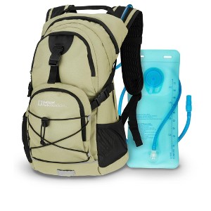 18L Hydration Backpack with 2 Liter Hydro Water Bladder Bag, Lightweight Daypack for Cycling, Hiking, Running, Climbing, for Men Women - 1 of 4