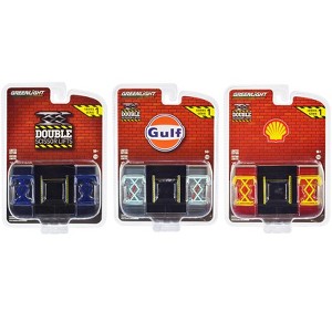 Automotive "Double Scissor Lifts" Set of 3 pieces Series 1 1/64 Diecast Models by Greenlight - 1 of 4