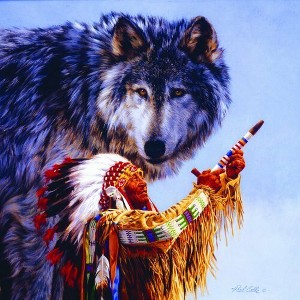 Sunsout O Spirit of the Wolf 500 pc Jigsaw Puzzle 49718 - 1 of 4