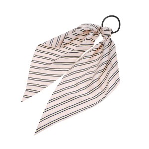 Unique Bargains Stripes Triangle Ribbon Hair Elastic Band 1 Pc - 1 of 4