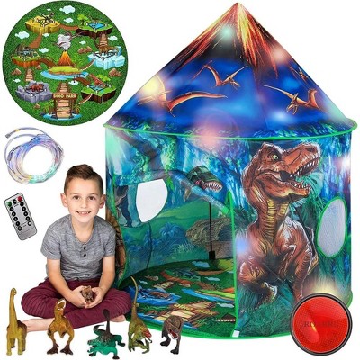 Toy To Enjoy Dinosaur Pop-up Play Tent With Remote Controlled Lights ...