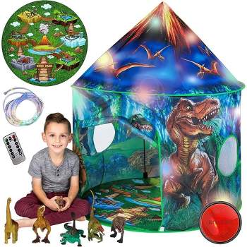 Rocket Ship Kids Play Tent Spaceship Playhouse Bonus Space Torch Projector Toy