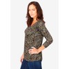 Jessica London Women's Plus Size Stretch Cotton Scoop Neck Tee - 4 of 4
