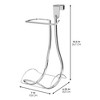 iDesign Over-the-Tank Toilet Paper Holder with Storage - Chrome - 2 of 4