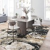 Washable Rug Modern Marble Rug, Ultra-Thin Area Rug for Living Room with Non Slip, Boho Marble Pattern Area Rug for Kitchen - 2 of 4
