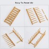 LunaLulinlk Premium Bamboo Compact Dish Drying Rack - 2 of 4