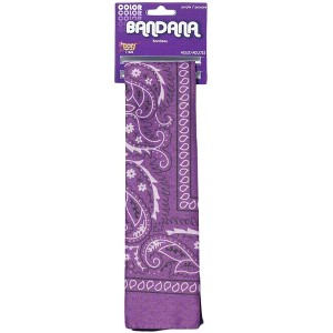 Forum Novelties Adult Purple Paisley Bandana - 1 of 1