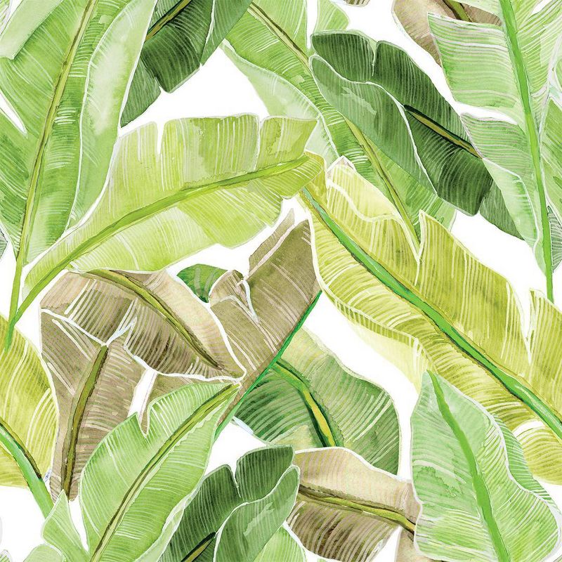 Tempaper &#38; Co. 28 sq ft Bahama Palm Key Lime Peel and Stick Wallpaper, 1 of 7