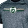 NCAA Colorado State Rams Men's Gray Poly T-Shirt - 3 of 3