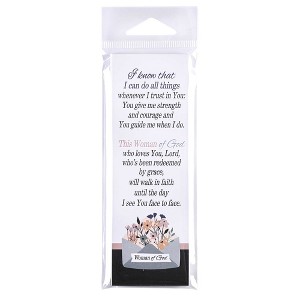 Dicksons BKM-3208 Woman of Faith I Can Do All Things You Guide Me Redeemed by Grace Black and White 5.25 x 1.75 Paper Bookmark, Pack of 12 - 1 of 3