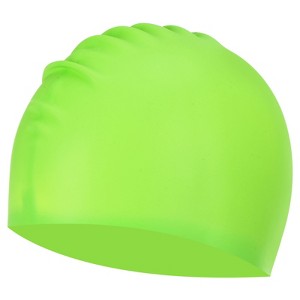 Unique Bargains Silicone Waterproof Non-Slip High-Stretch Swim Cap - 1 of 4