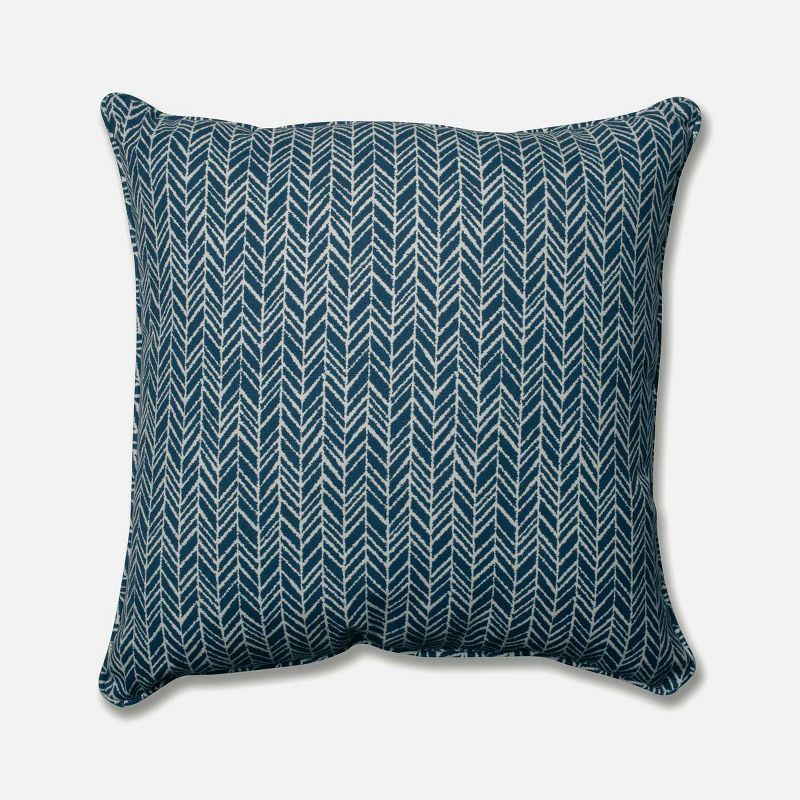 Outdoor/Indoor Herringbone Floor Pillow - Pillow Perfect&#174;, 1 of 6