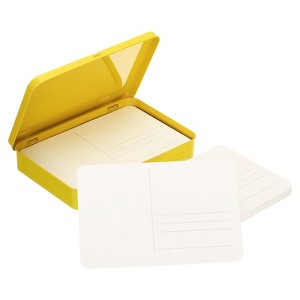Unique Bargains Watercolor Blank DIY Cotton Postcards 24 Sheets - 1 of 4
