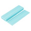 PiccoCasa Household Adjustable Separator Grid Tidy Dividers Plastic Drawer storage board 9.4" x 2.8" x 0.7" Blue 8 Pcs - 2 of 3