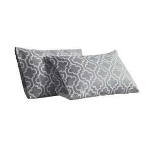 Brushed Cotton Flannel Smooth Heavyweight Soft Modern Contemporary 2 Piece Pillowcase Set by Blue Nile Mills - 1 of 4
