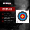 Morrell 40cm Bullseye Paper Face Shooting Targets, 16 x 16-Inch Sheets, for Indoor or Outdoor Ranges, Made with Wood-Free Printed Paper, 100 Count - 3 of 4