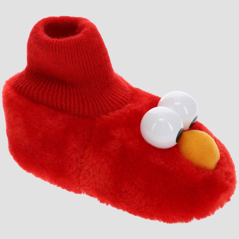 Toddler Sesame Street Elmo Sock Slippers - Red, 2 of 4