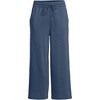 Lands' End Women's Sport Knit Pull On Drawstring Wide Leg Crop Pants - 3 of 3