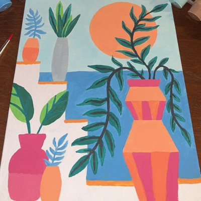 Paint By Number Kit Foil Sunset - Mondo Llama™ : Target