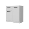Okak 2-Door 1-Drawer Dresser Ample Storage with 2 Door Compartment & Small Item Drawer, Easy-to-Clean, Stylish Handles for Bedroom - 3 of 4