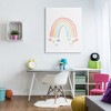 Stupell Industries Rainbow with Falling Hearts, 48" x 36" - 2 of 4