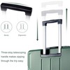 Sapphtopaz Carry-On/Checked Luggages,ABS Hardshell Luggage with Double Wheels, Expandable Lightweight TSA Lock Suitcase - 3 of 4