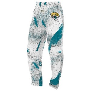 NFL Jacksonville Jaguars Zubaz Men's Confetti Screen Print Pants