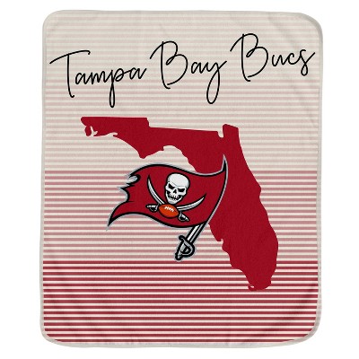 NFL Tampa Bay Buccaneers Ultra Fleece State Stripe Blanket