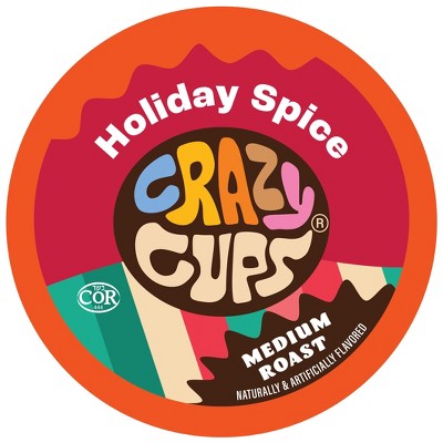 Crazy Cups Holiday Spice Flavored Coffee Pods