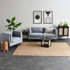 Atley Modern Upholstered High Sided Arm Chair with Solid Wood Legs - 4 of 4