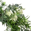14" Artificial Mixed Blossoms Spring Table Wreath - National Tree Company - 3 of 3